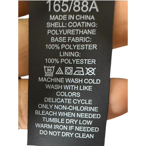 Kate Spade Womens Black Tan Leopard Belted Double Breasted Trench Coat Sz M New - Picture 8 of 11